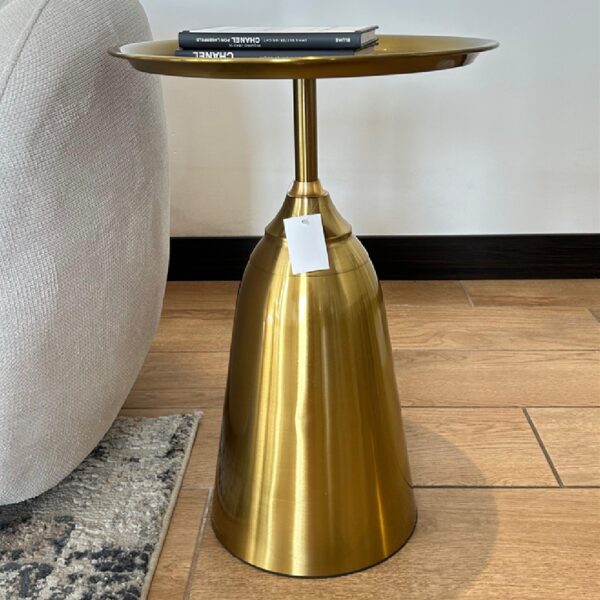 MESA AUXILIAR COLOR DORADO - Imagen 2
