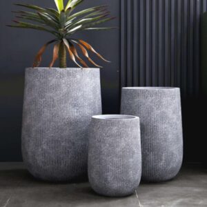 Maceta gris